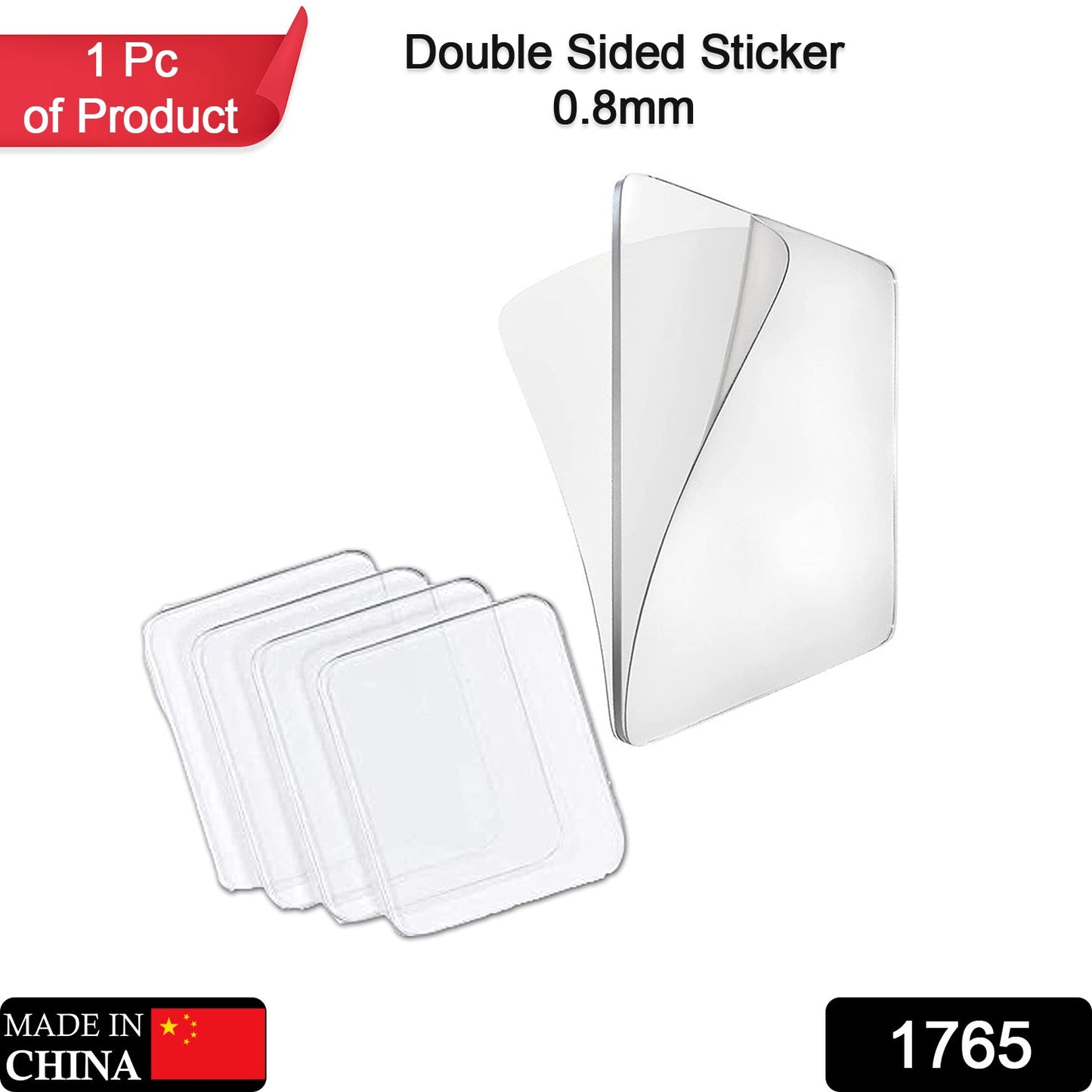 SOVELY Pack of 30 New Double Side Tape Sticker, Strong Waterproof Wall Indoor Nano Adhesive, Transparent Gel, No Trace, Multipurpose Removable Use for Bedroom, Home, Kitchen, Hotel, Kids' Projects