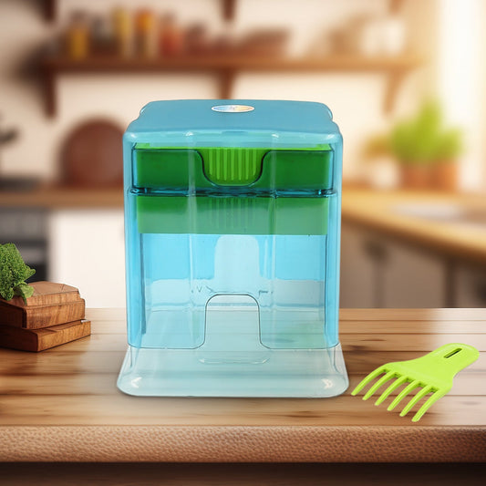 2 in 1 Potato Chipser / Slicer French Fries Maker Finger Chips | Plastic | Two Blades Finger Chips Cutter for Kitchen Accessory Vegetable Fruit Slicer (1 Pc)