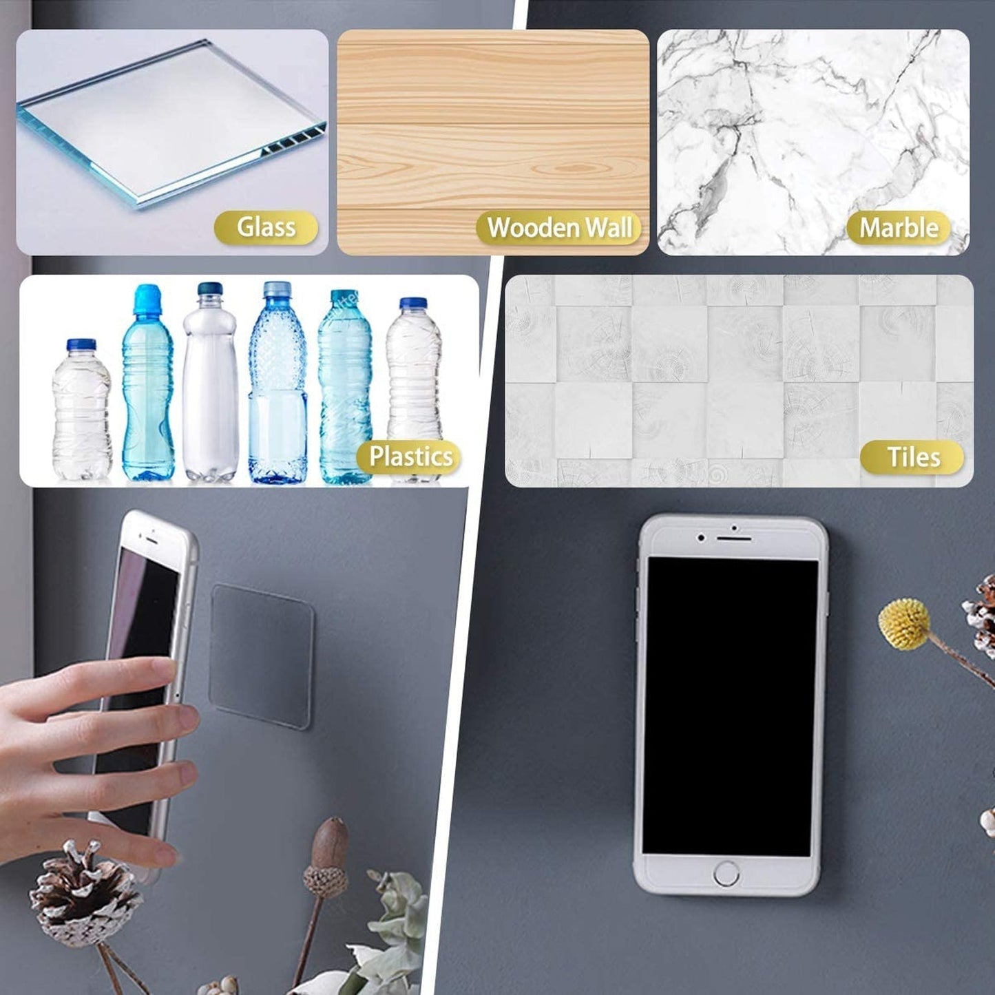 SOVELY Pack of 30 New Double Side Tape Sticker, Strong Waterproof Wall Indoor Nano Adhesive, Transparent Gel, No Trace, Multipurpose Removable Use for Bedroom, Home, Kitchen, Hotel, Kids' Projects