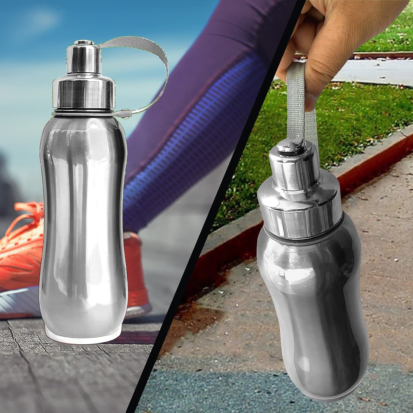 Stainless Steel Insulated Water Bottle with Strainer for Home, Traveling Fridge Water Bottle, Leak Proof, Rust Proof, Cold & Hot | Leak Proof | Office Bottle | Gym | Home | Kitchen | Hiking | Trekking | Travel Bottle (800 ML Approx)