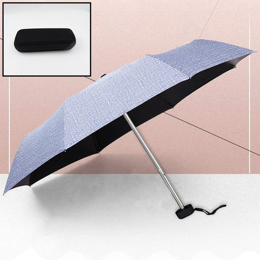 3-Fold Umbrella Summer Sun and Rain Protection Foldable Cute Umbrella || UV Protection Rain Sun Umbrella || Travel Accessories || Umbrella for Children, Girls, and Boys (1 Pc / With Zip Case)