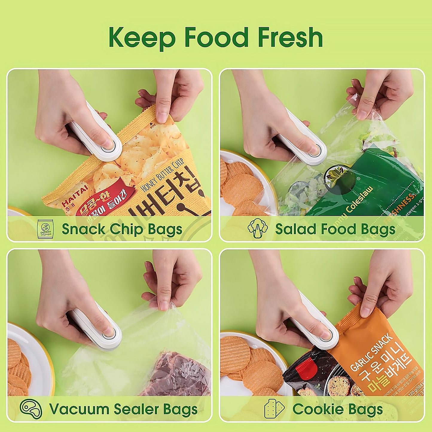 2-in-1 Mini Bag Sealer & Cutter