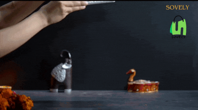 Sovely Lord Hanuman Sitting Statue with Gada Reading Book Mahavir Hanuman Decorative Showpiece for HomeBajaranbali Hindu God Idol for Pooja Room Mahabli Hanuman Spiritual Gift for Festivals Office