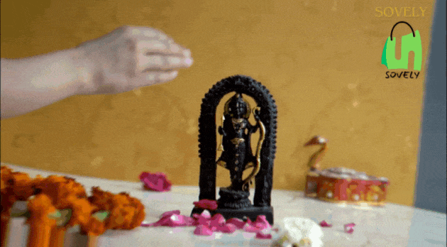 Sovely Shri Ram Lala Murti Ayodhya Idol Prabhu Ram Murti Resin Shree Ram Lalla Statue Home Decor Office Gifts, Ram Tample, Ram Mandir Housewarming Decoration Items