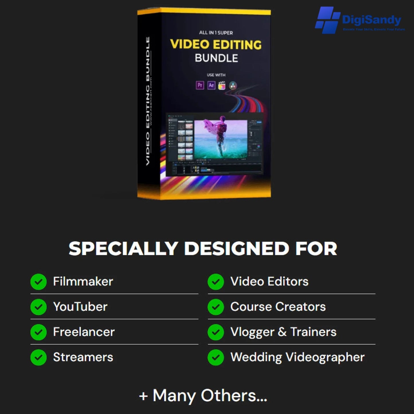MOBILE VIDEO EDITING BUNDLE | Pro Android Apps + Video Editing Assets | Lifetime Access