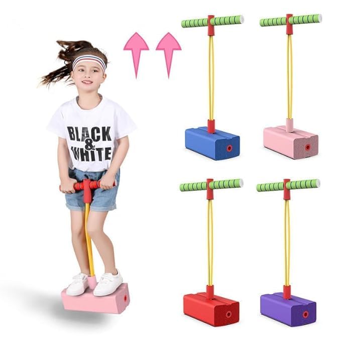 SOVELY Foam Pogo Jumper for Kids, Kids Jumper, Pogo Stick for Kids, Bouncing Foam Stick Jumper, Foam Bouncing Toy, Height Increase Toy, Height Increase Jumper Improves Balance