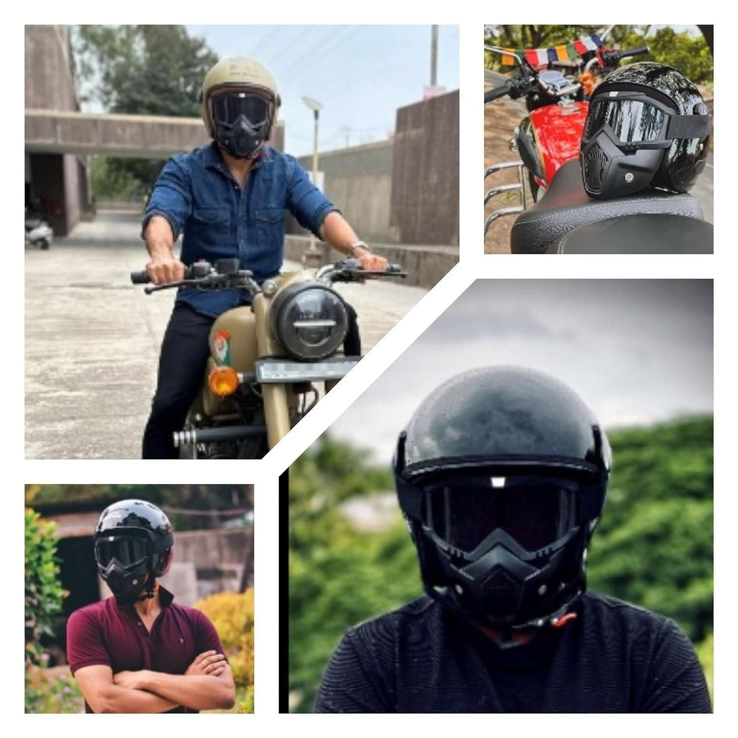 Goggle Mask Anti Scratch UV Protective Bike Rider