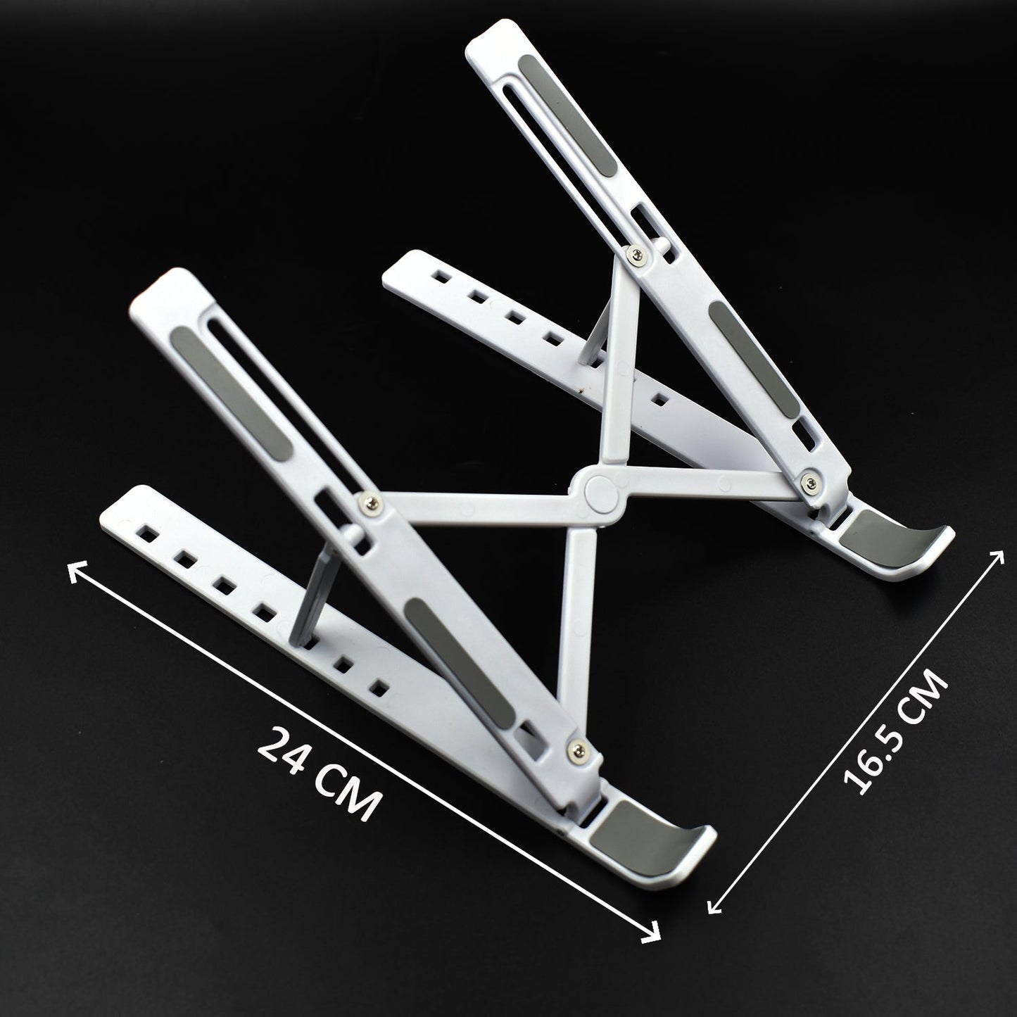 Adjustable Ergonomic Foldable Portable Laptop Stand, Holder Riser Computer Tablet Stand