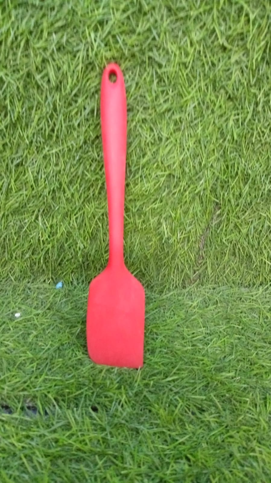 SILICONE SPATULA NON-STICK CREAM SCRAPER PRACTICAL DURABLE HOUSEHOLD CAKE BREAD RUBBER SPATULA FOR COOKING BAKING (28cm)