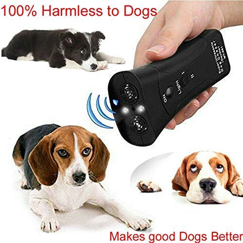 Dog Trainer Device Electronic Dog Deterrent/Dog Barking Control Devices Training Tool Stop Barking Dog Repeller Handheld and Portable, Anti-Bark
