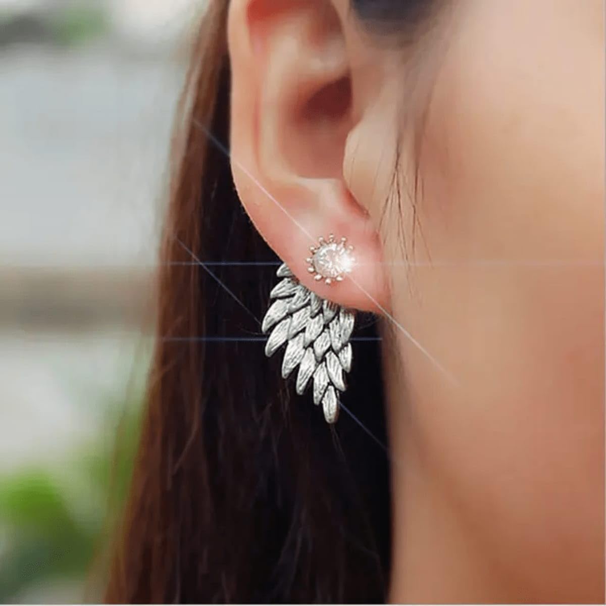 SOVELY Jewelry Set for Women Snake Design Bracelet, Winged Crystal Earrings, and Pearl Vine Necklace, Fashion Statement Jewelry for Weddings, Parties, and Special Occasions