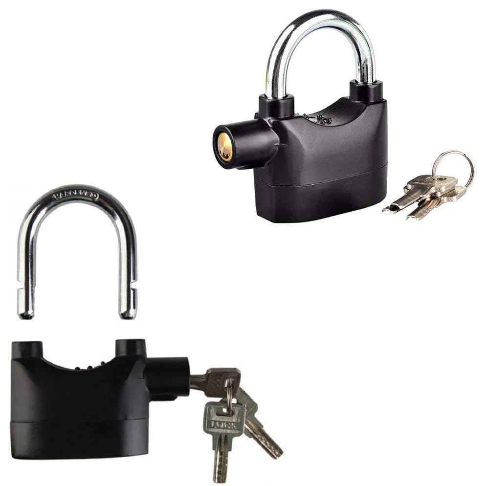 Heavy Duty Waterproof Anti-Theft Siren Alarm Padlock