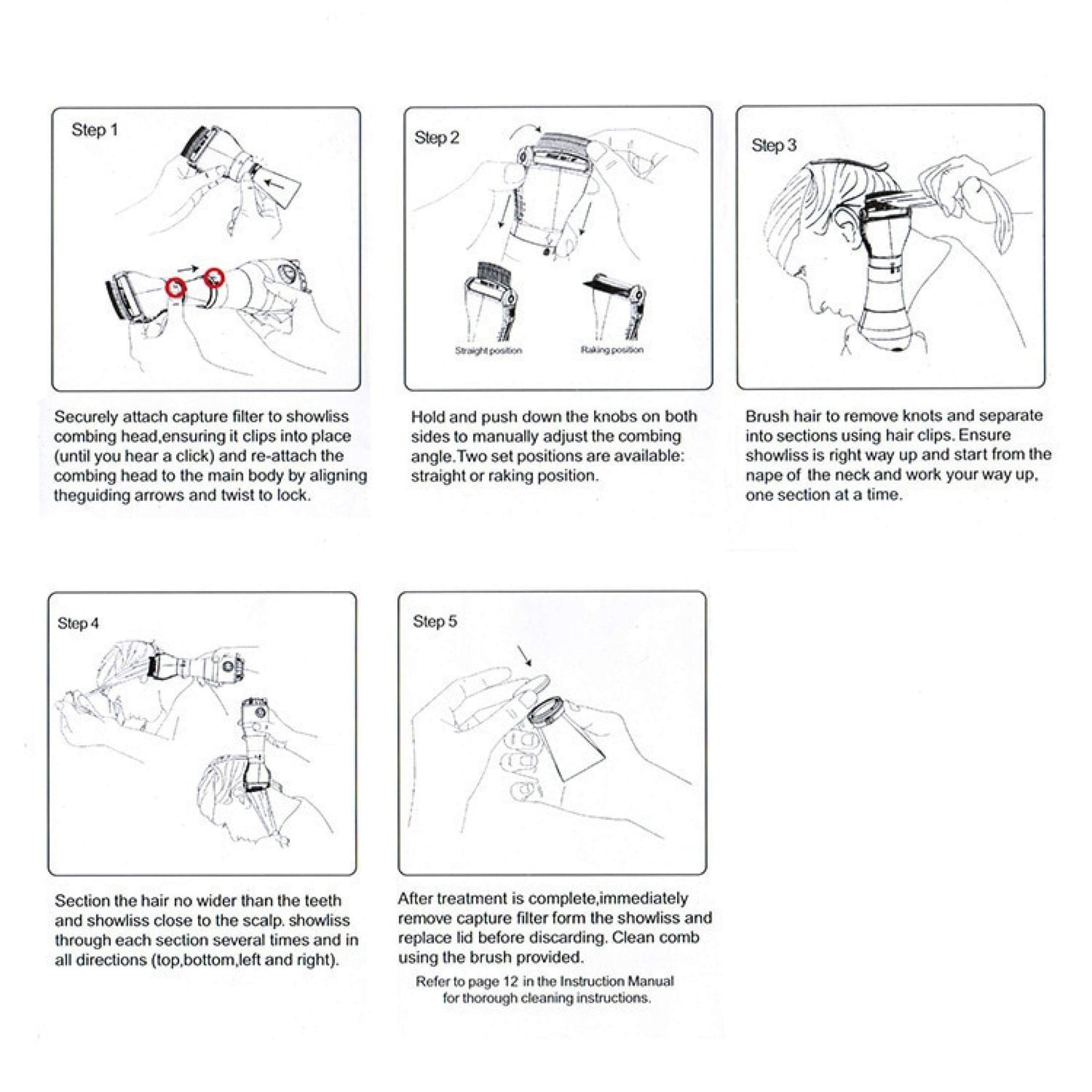 Electrical Head Lice Removal Comb