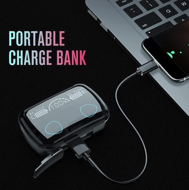 M10 Bluetooth Phone Charger Earbuds