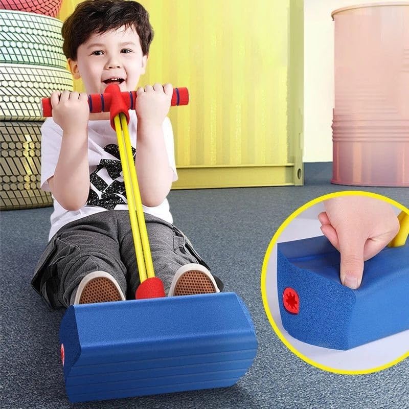 SOVELY Foam Pogo Jumper for Kids, Kids Jumper, Pogo Stick for Kids, Bouncing Foam Stick Jumper, Foam Bouncing Toy, Height Increase Toy, Height Increase Jumper Improves Balance