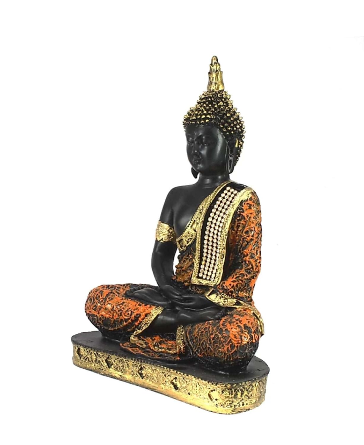 SOVELY Beautiful Sitting Buddha Idol Statue for Home & Garden Living Room | Healing Spirit Blessing Buddha Statue 07