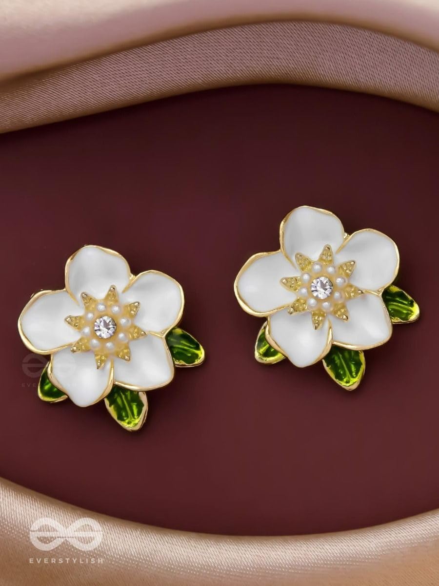 Combo Combo Earrings Pastel Petals Drop Earrings Latest Yellow Flower Design Drop Earrings For Girls And Women Drops Danglers Flower And Leaf Stud Earrings For Office Party Casual wear