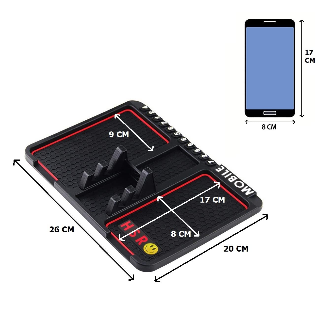 Car Anti-Slip Mat for mobile holder