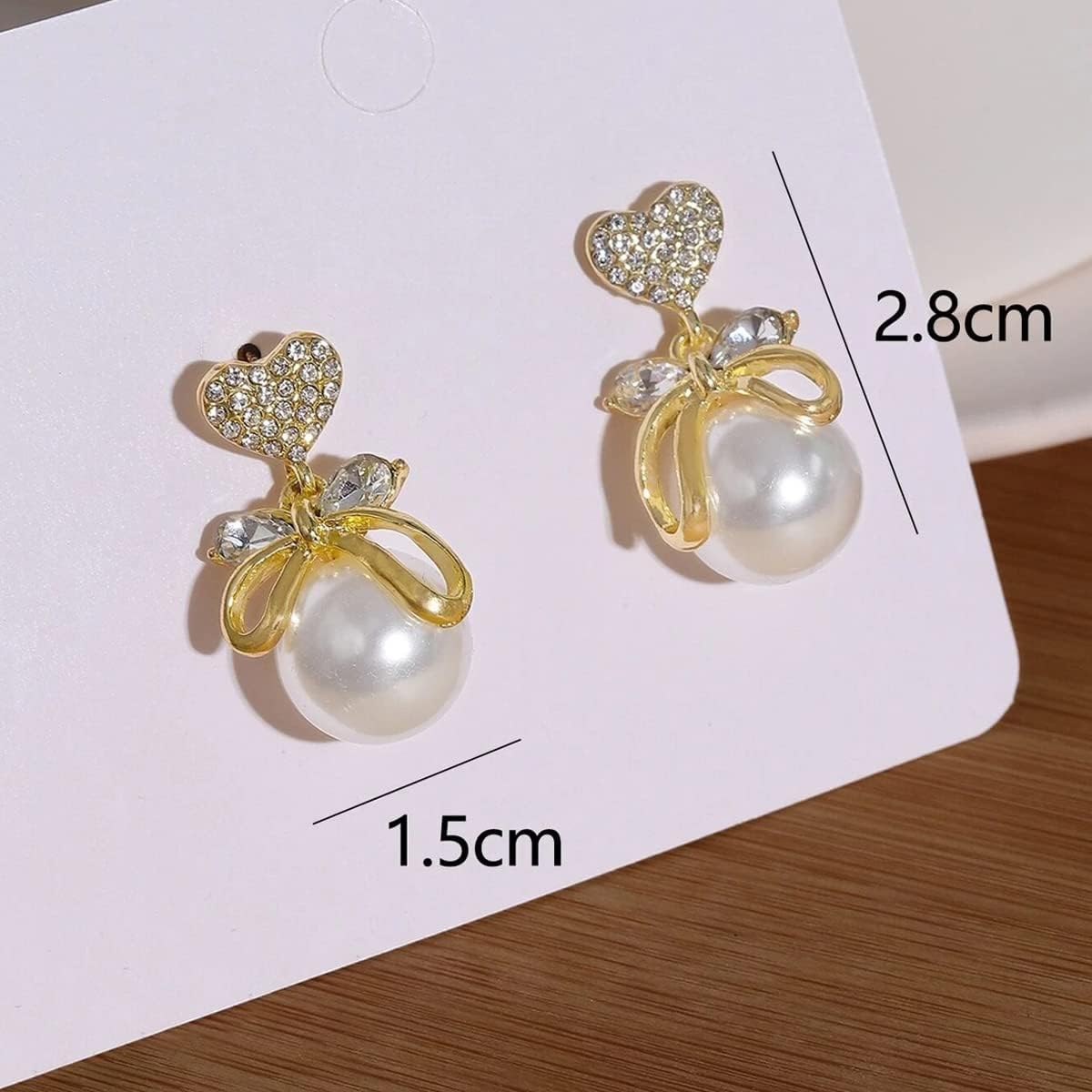 Combo Big Pearl Earrings Female Elegant Bow Earrings Multi Designs Stunning Earrings For Women Girls Combo of 7 Pair Earrings for Girls and Women Western Earring set For Office, Party, Korean fashion