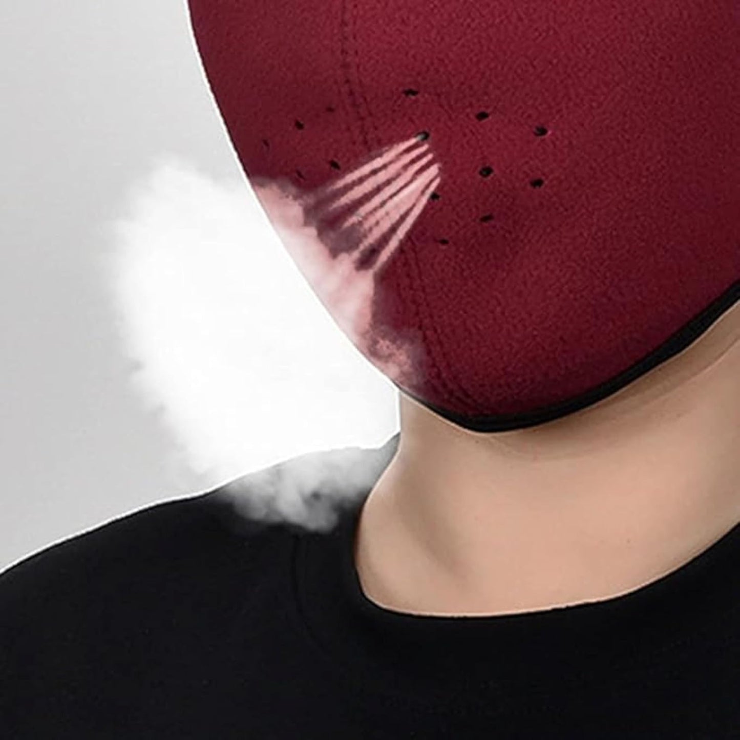 Unisex Winter Face Mask Full Protection Windproof Breathable Warm Fleece with Goggles Removable Lens