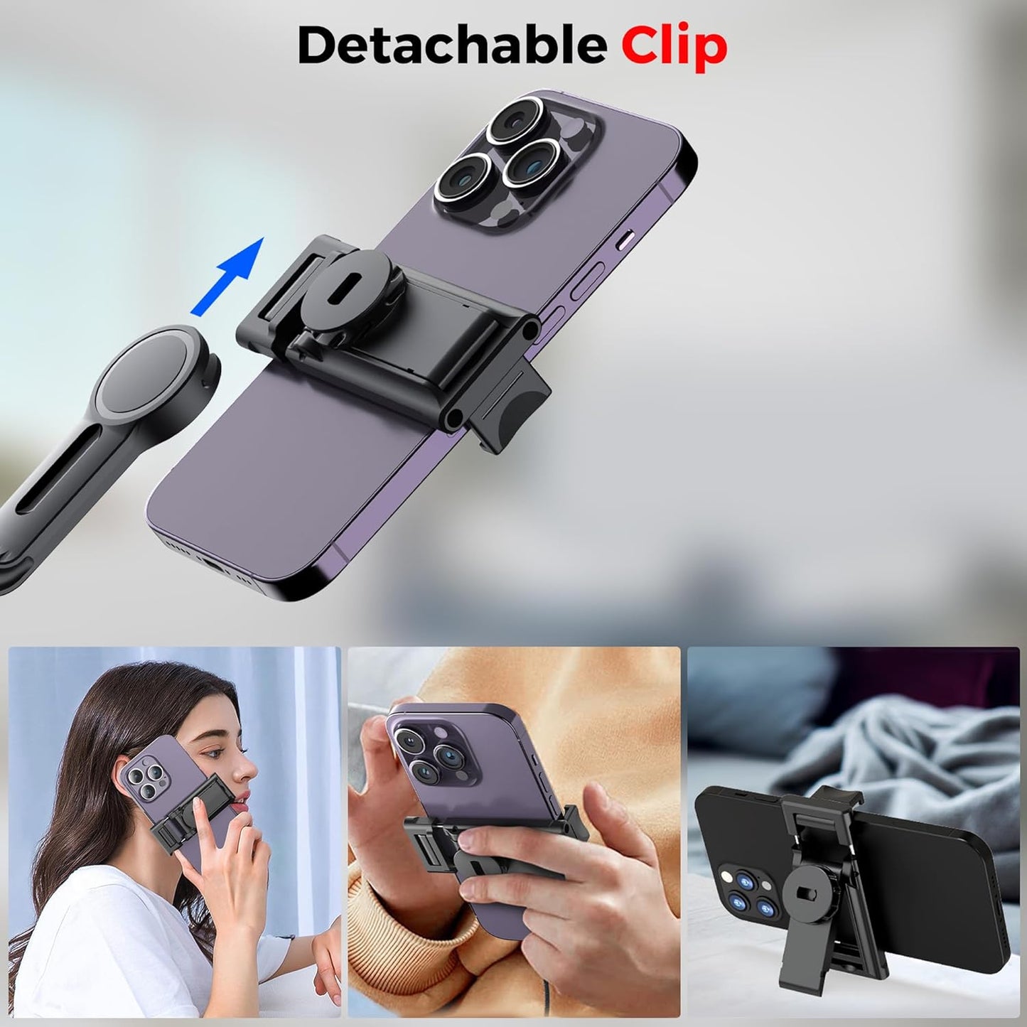 NEW P02 Auto Face Tracking Tripod – 360° Smart Phone Holder for Vlog, Live, Podcast