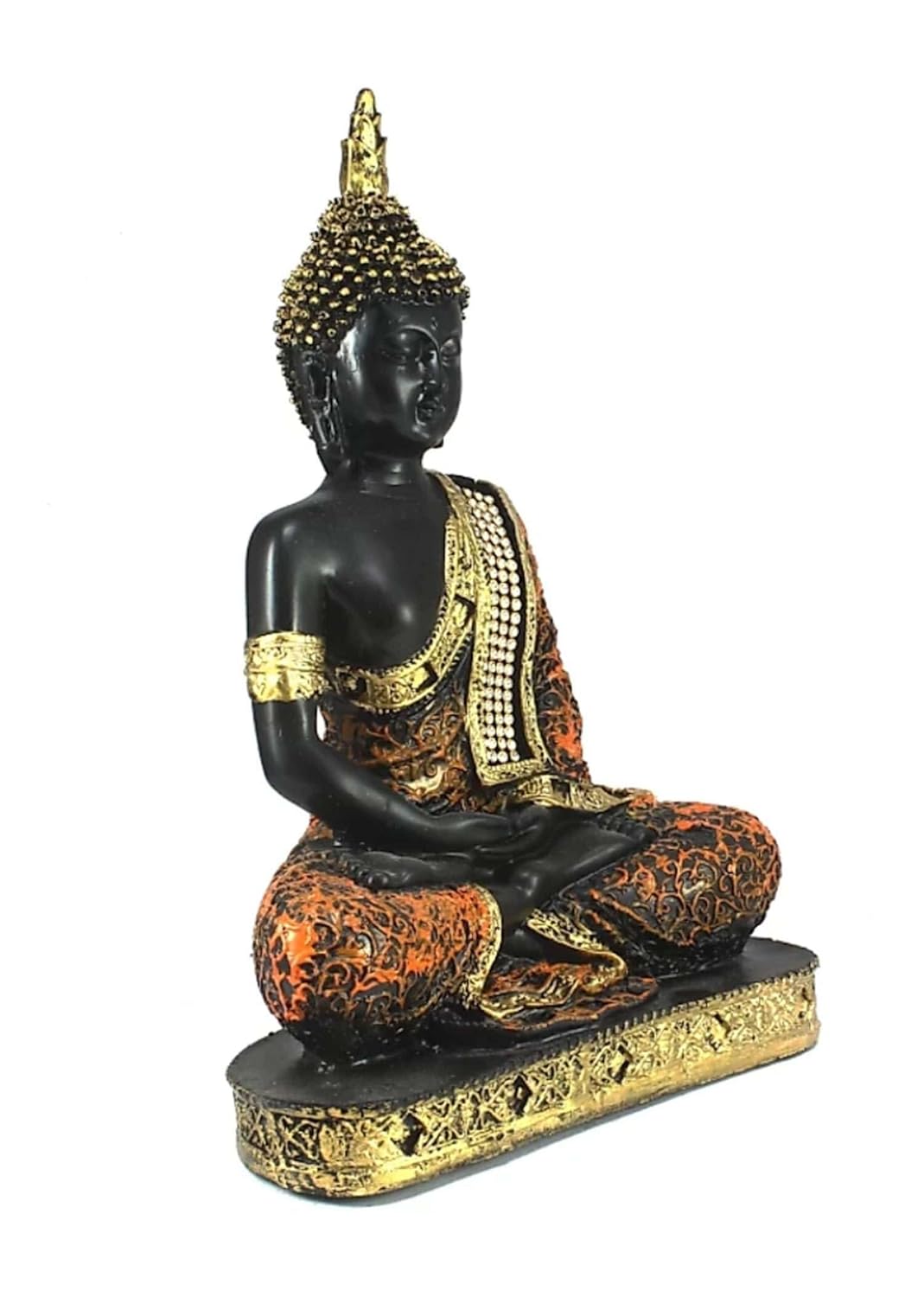 SOVELY Beautiful Sitting Buddha Idol Statue for Home & Garden Living Room | Healing Spirit Blessing Buddha Statue 07