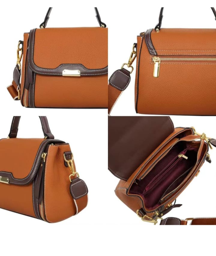 Genuine Leather Tote Bags for Women Top-Handle Handbags and Purses Shoulder Bags Crossbody Bag with Adjustable Strap (Blue)