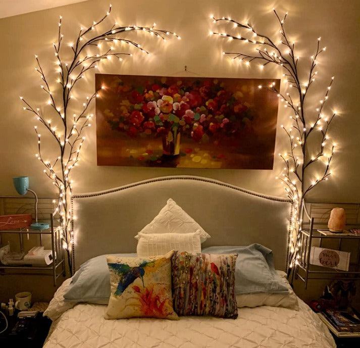Willow Vine Lights Flexible Enchanted Fairy Lights LED Tree Branch Light Decorative Twinkle Tree Branches for Home Wall Decor