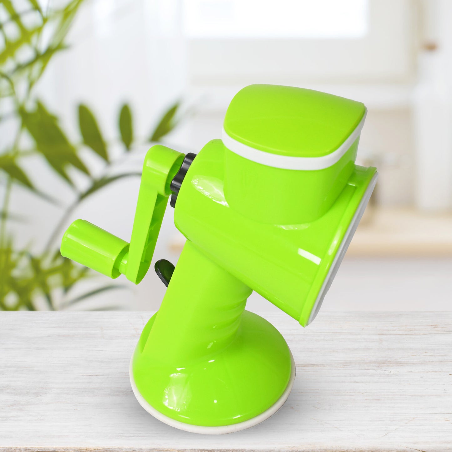 8247 6 In 1 Multi Functional Vegetable Cutter Slicer Hand Machine Cutting Slice Cut Thick Cut Silk All In One Vegetable Chopper Cutter Slicing Cutter Barrel - Vegetable Grater With 6 Removable Blades