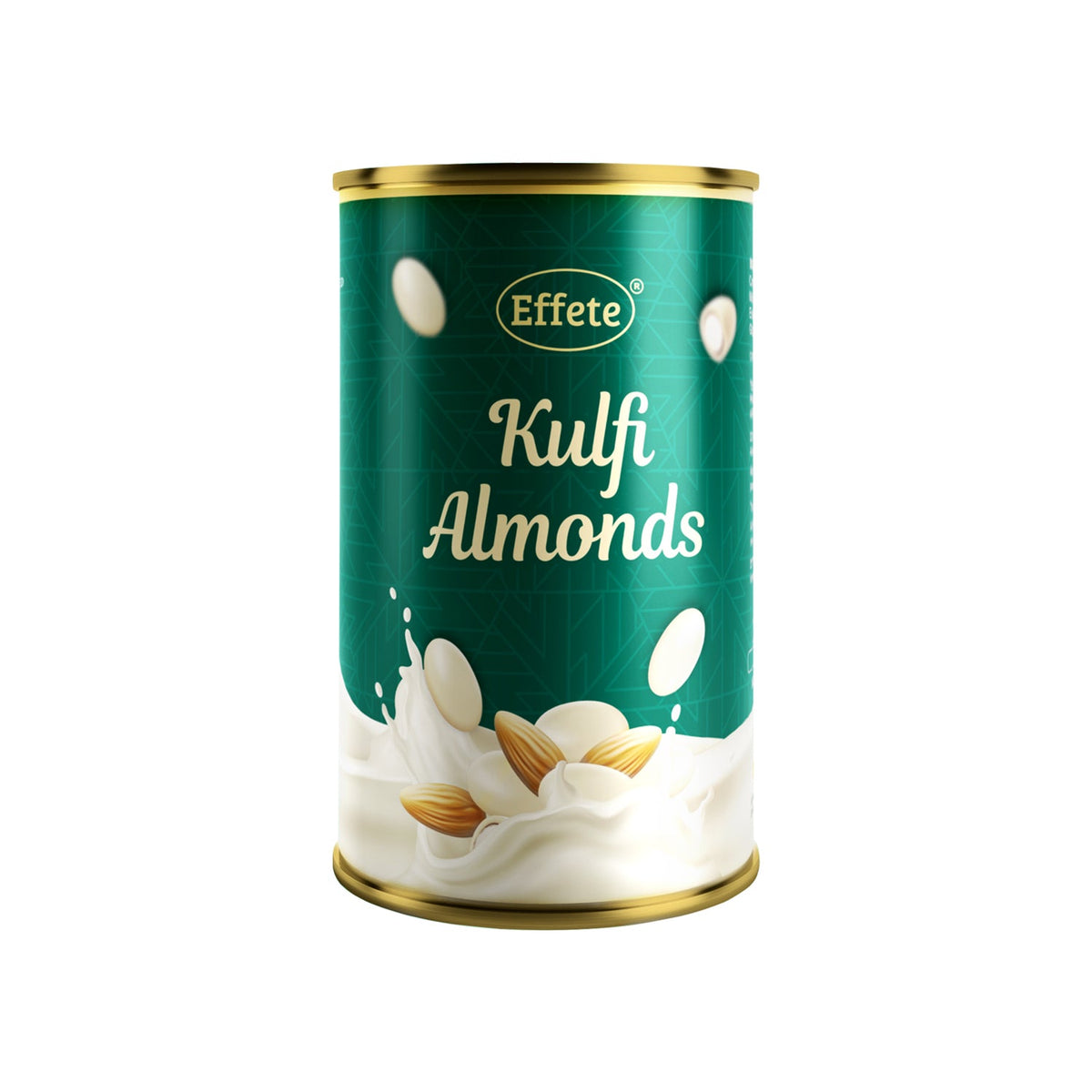 Opened box displaying kulfi almond chocolates, combining traditional Indian dessert flavors and nuts