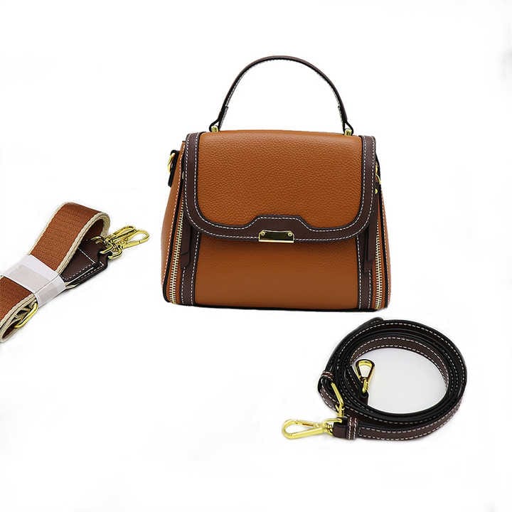 Genuine Leather Tote Bags for Women Top-Handle Handbags and Purses Shoulder Bags Crossbody Bag with Adjustable Strap (Blue)