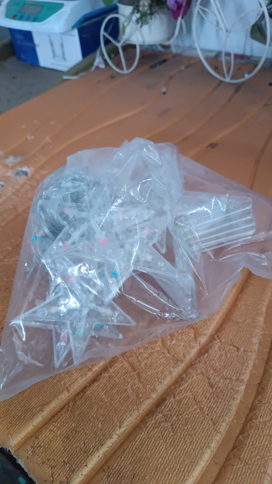 12 Stars LED Curtain String Lights with 8 Flashing Modes for Home Decoration, Diwali & Wedding LED Christmas Light Indoor and Outdoor Light ,Festival Decoration (Multicolor / With Box)