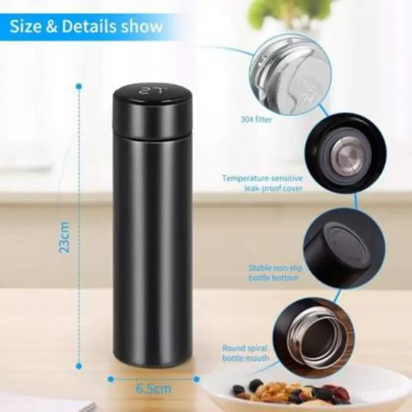 Temperature bottle black