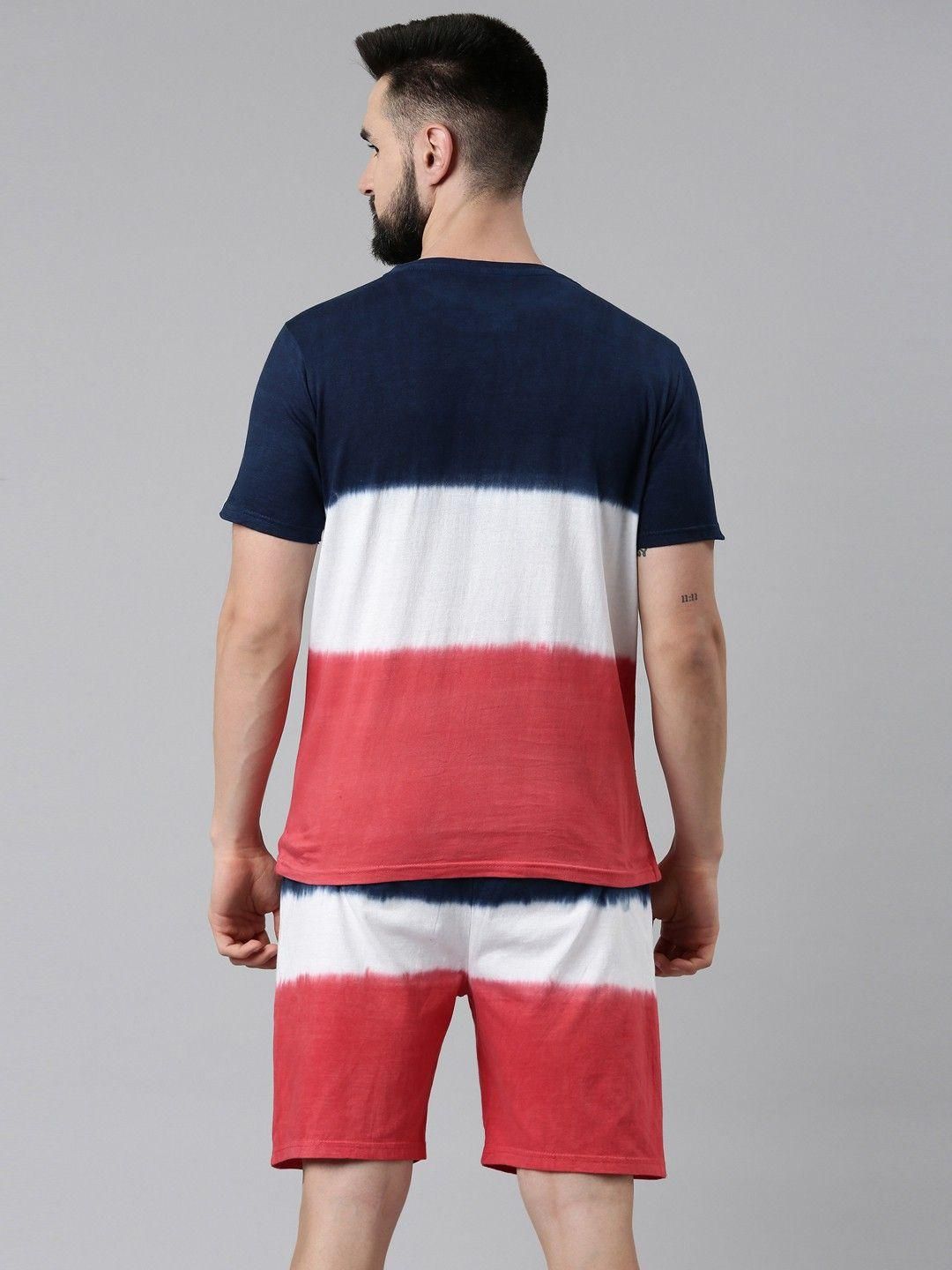 Joven Cotton Tie & Dye Half Sleeves Mens Co-Ord Set