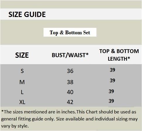 Women's Winter Woolen Top Bottom Set