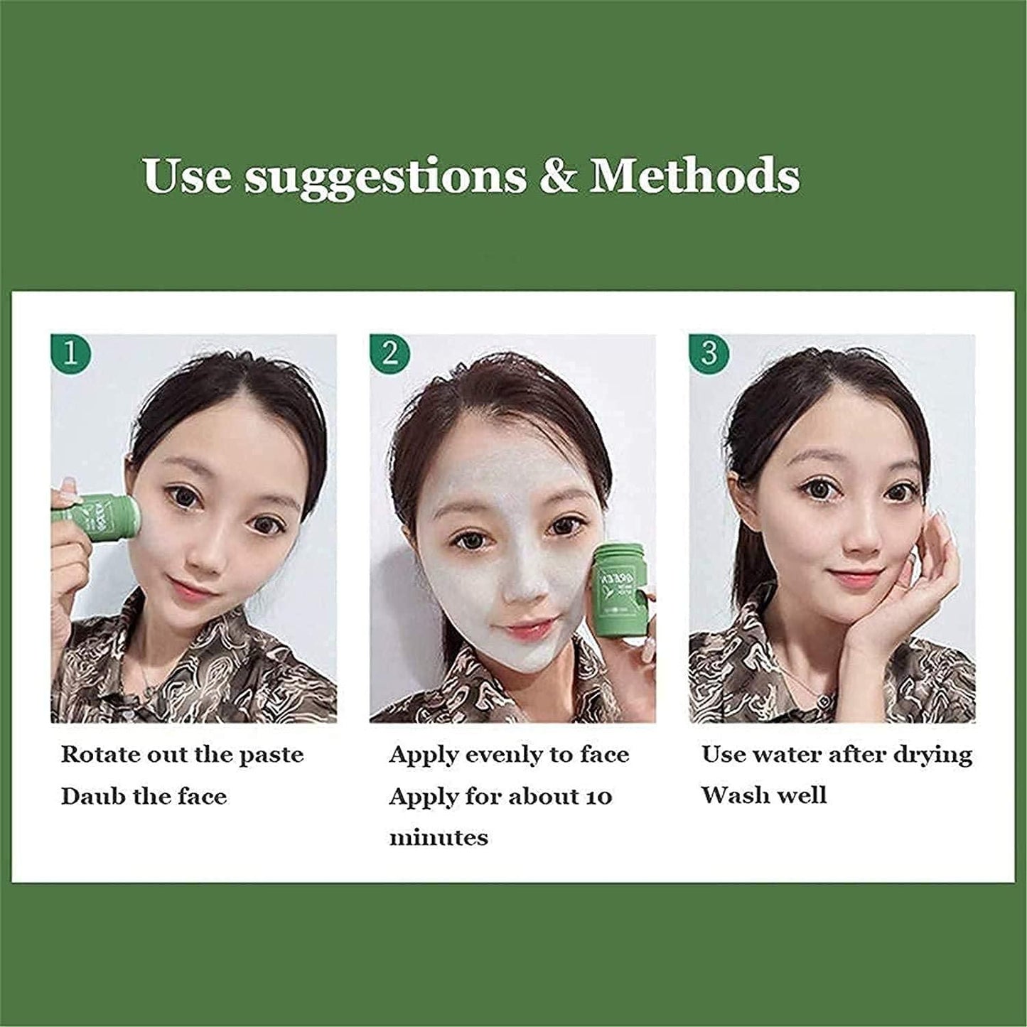 Green Tea Purifying Clay Stick Mask Buy1 Get 1
