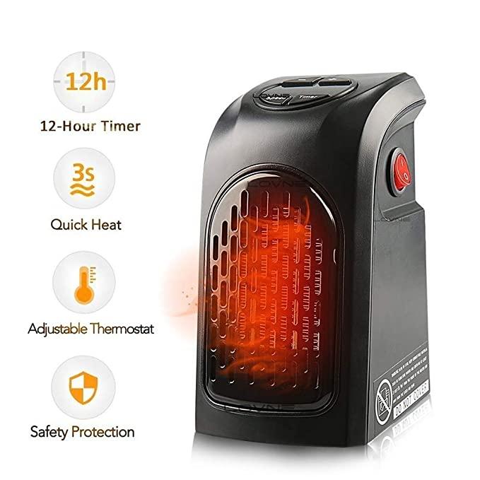 Room Heater Handy Heater for Home, Office, Camper LED Screen 400 Watts Portable