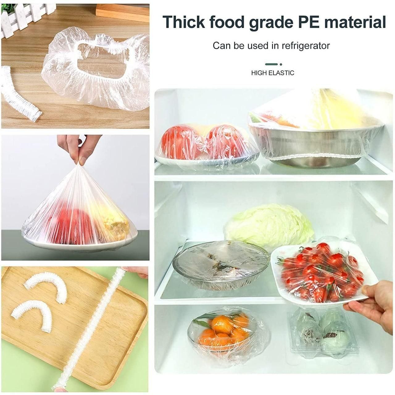 Reusable Elastic Food Covers (Pack of 100)
