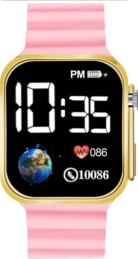 Unisex LED Luxurious Fashion Silicone Digital Watch (D-1036)