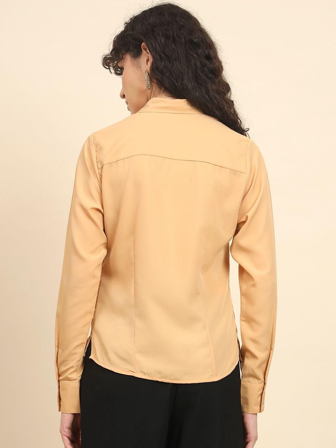 TRENDARREST Beige Dart Shirt
