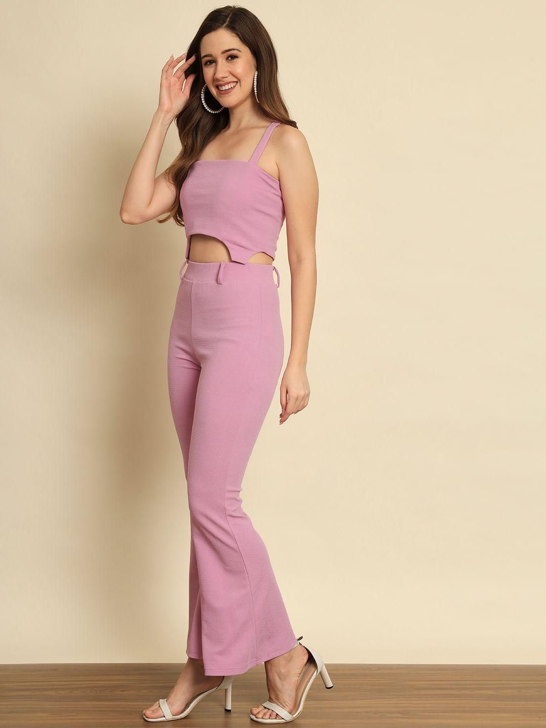 TRENDARREST Lilac Co-ord Set
