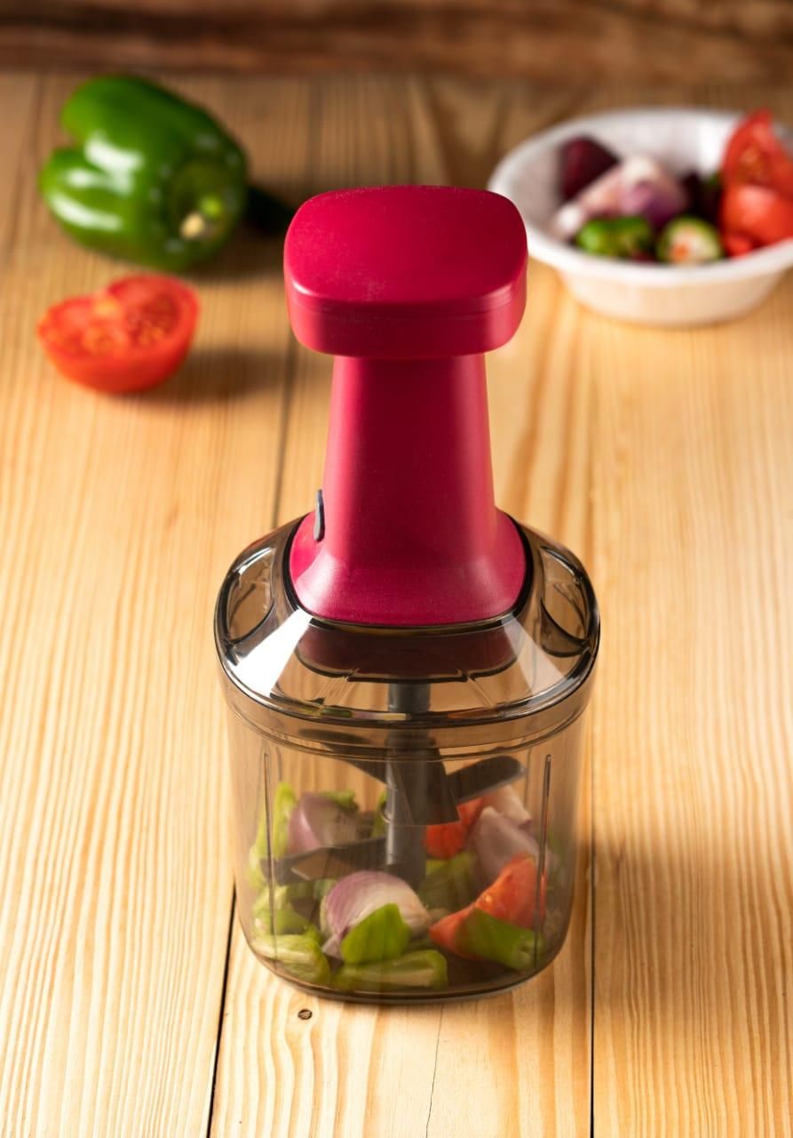 Food Chopper - Hand-Press Vegetable Chopper