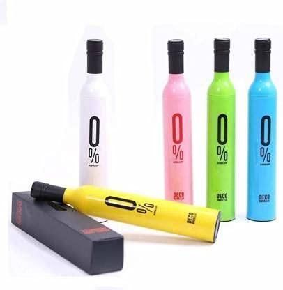 Folding Umbrella with Bottle