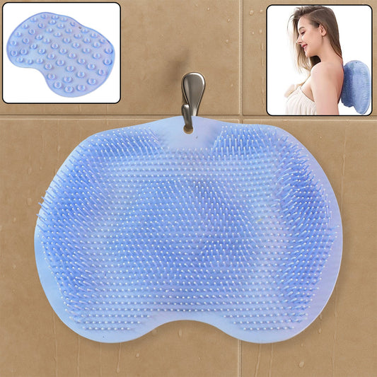 Silicone Bath Massage Cushion – Suction Cup Exfoliating Foot Scrubber & Mat
