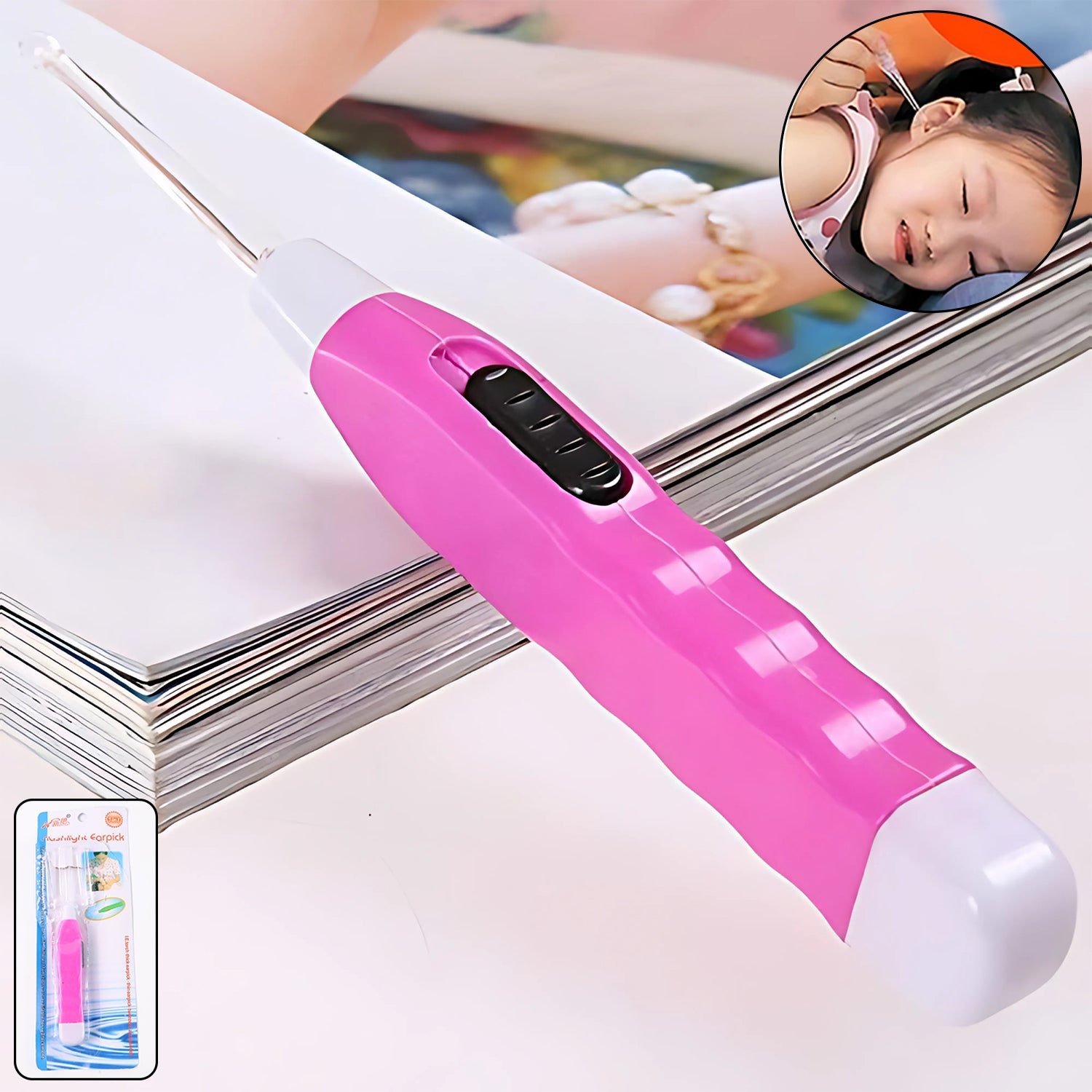 Child-Friendly Pink LED 
