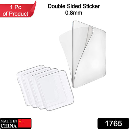 SOVELY Pack of 30 New Double Side Tape Sticker, Strong Waterproof Wall Indoor Nano Adhesive, Transparent Gel, No Trace, Multipurpose Removable Use for Bedroom, Home, Kitchen, Hotel, Kids' Projects