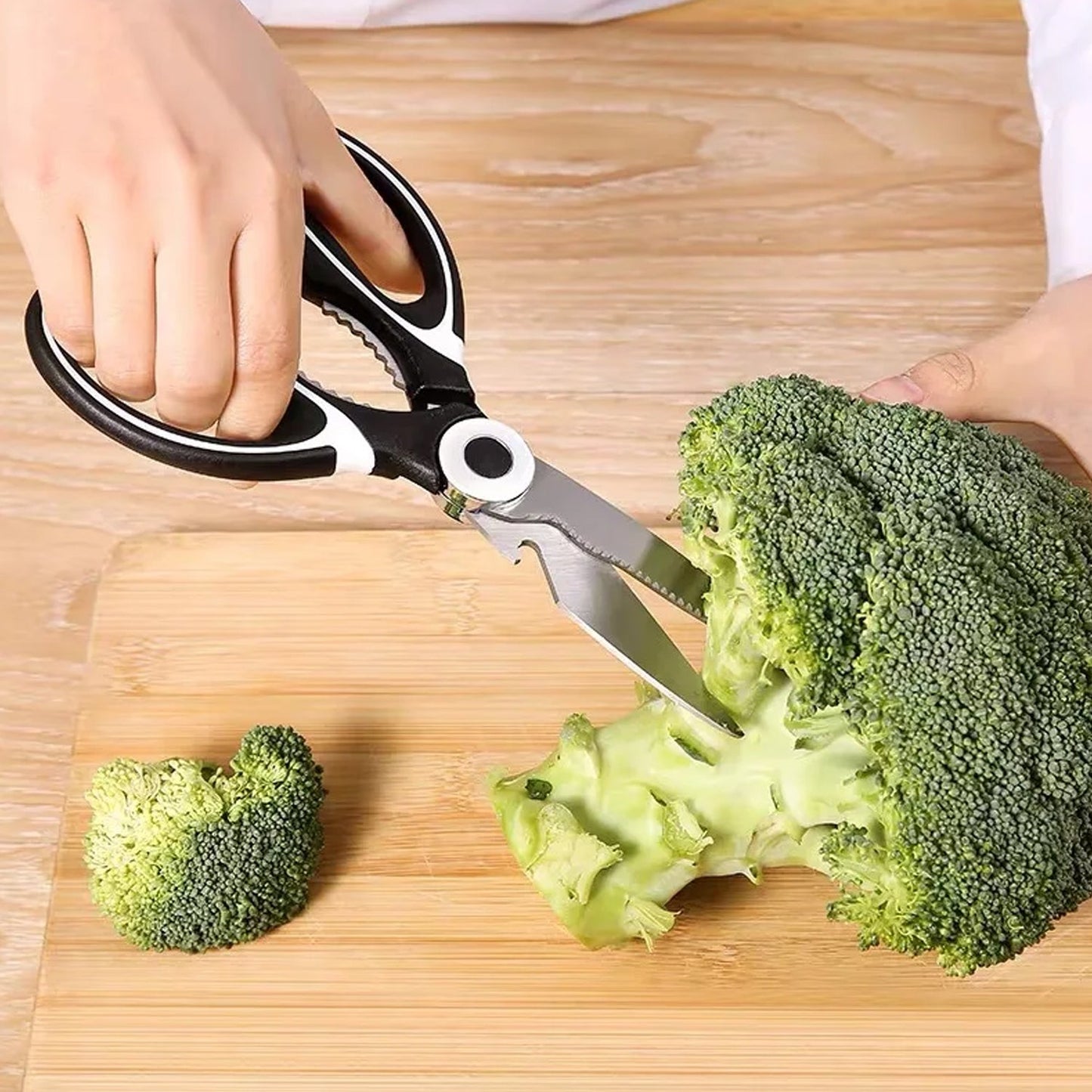 3-in-1 Multi-Function Kitchen Tool for Veggies, Fruit, Cheese & Meat with Bottle Opener