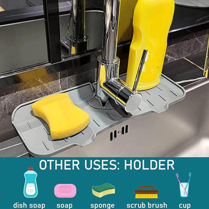 Silicone Sink Faucet Pad / Mat (1 Pc / 33x12 Cm)