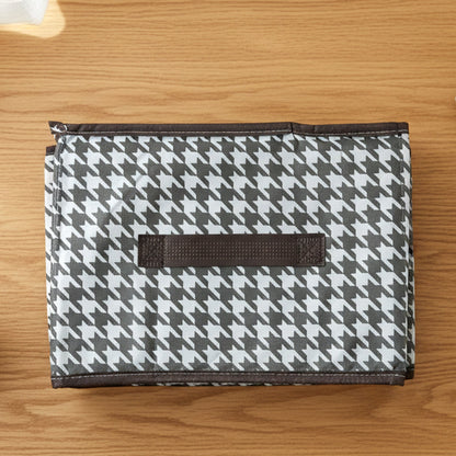 Fabric storage basket white bg