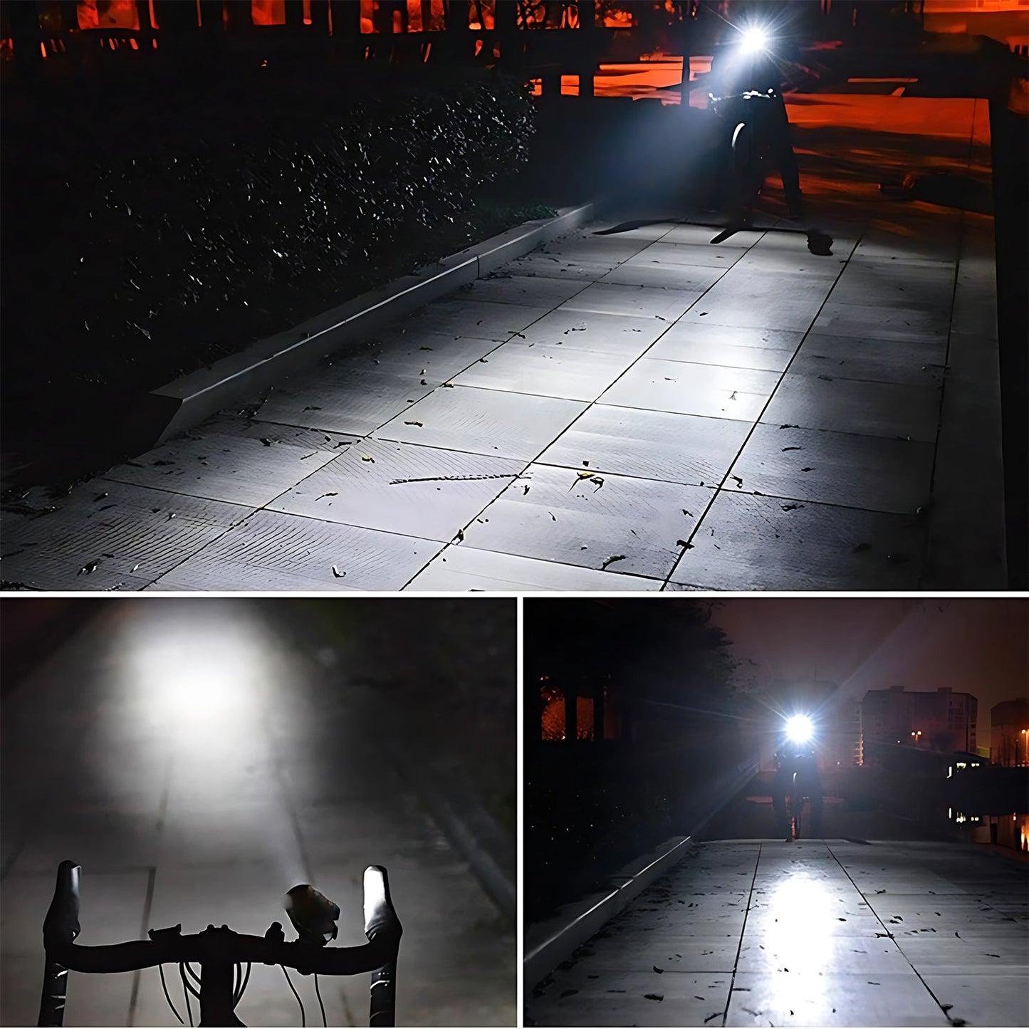 Bicycle LED Light Work On Battery (Speaker Not Included)